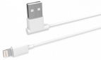 Кабель USB XO NB38 lightning 1m 2.4A with Audio adapter L-shape White - фото  - інтернет-магазин електроніки та побутової техніки TTT